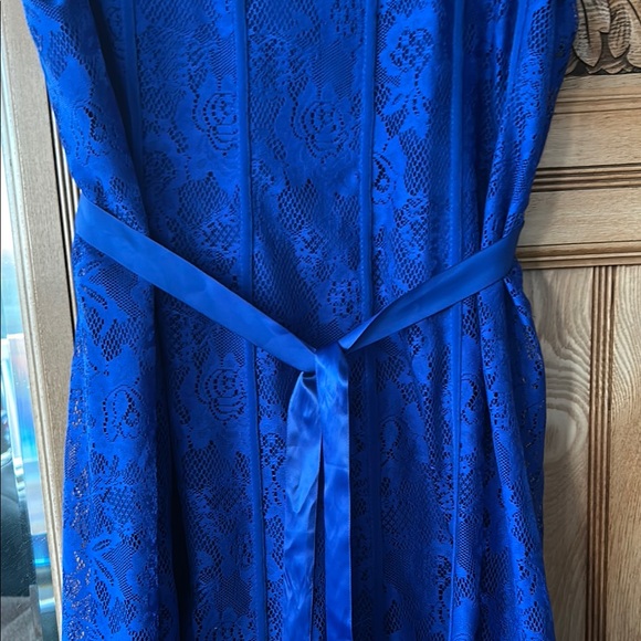 Blue Lace Dress XL - Picture 3 of 8